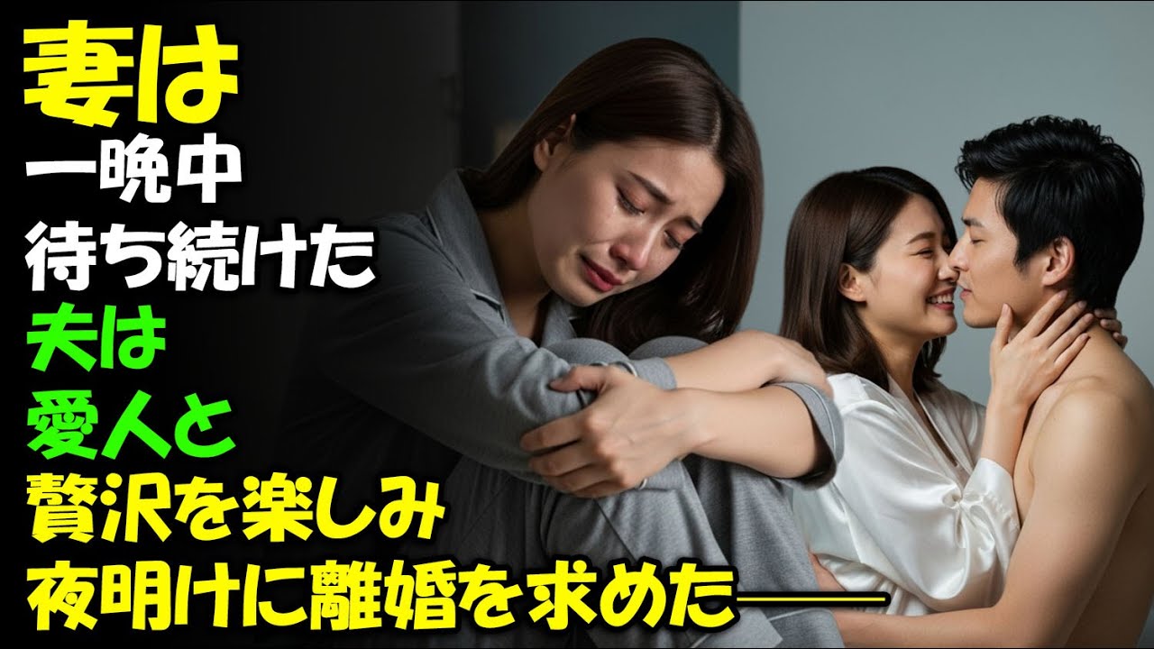 妻は一晩中待ち続ける一方、夫は愛人と贅沢を楽しんでいた——そして夜明け、彼女は“ある決断”を下した。