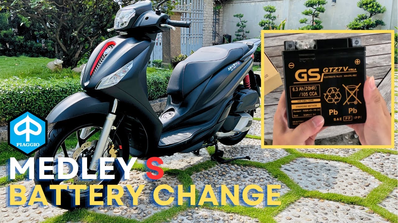 Piaggio Medley S 150/125 Battery Replacement
