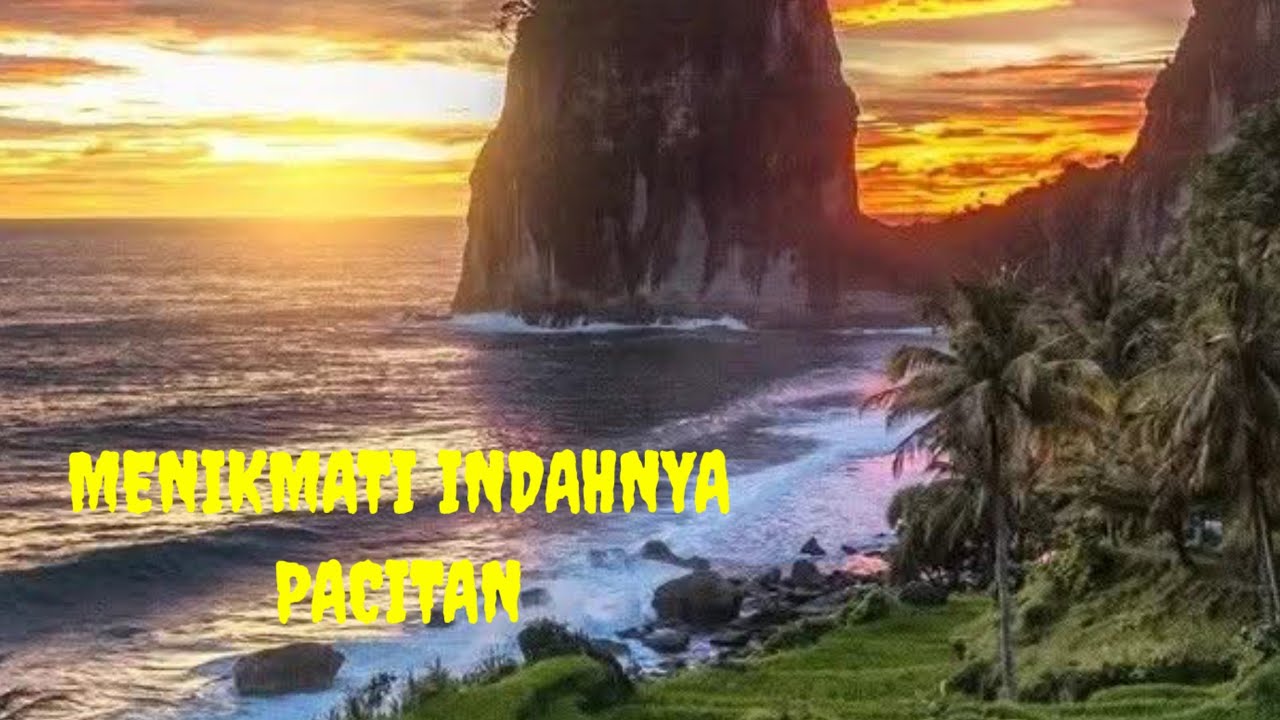 Video santai di pantai klayar Pacitan