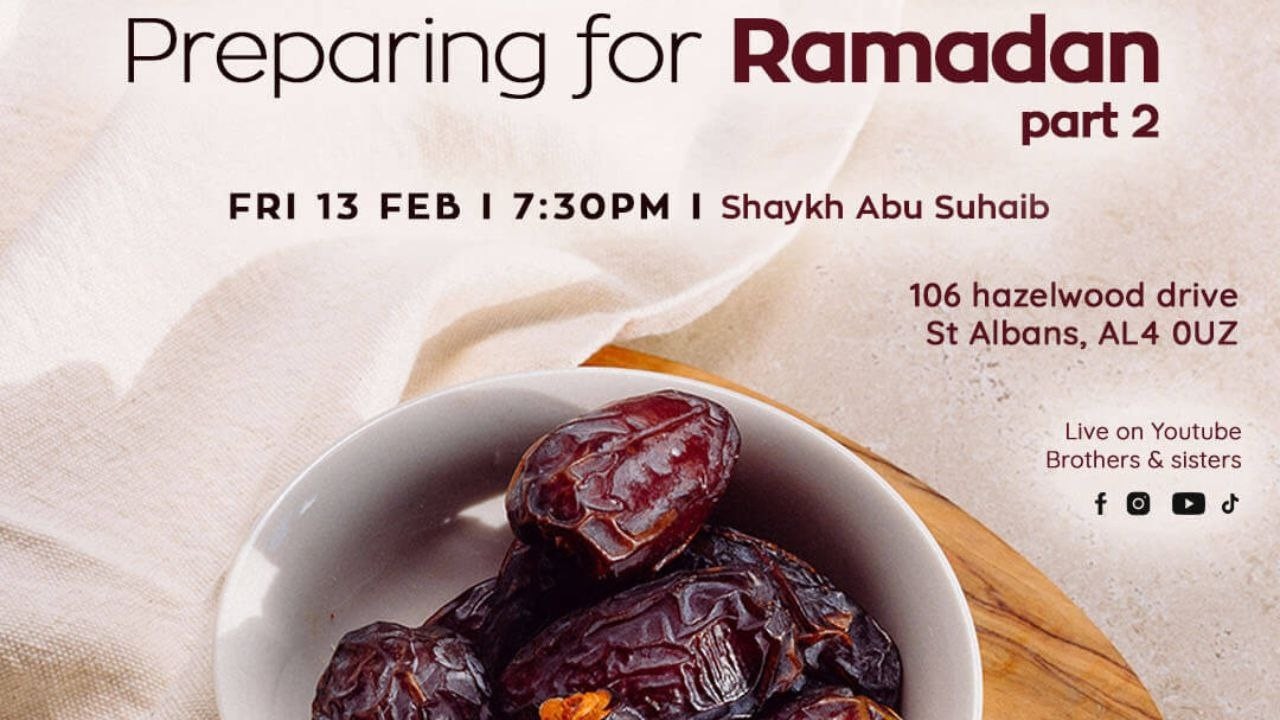 Al-Furqan Academy Course Gathering 68 Preparing for Ramadan Part 2