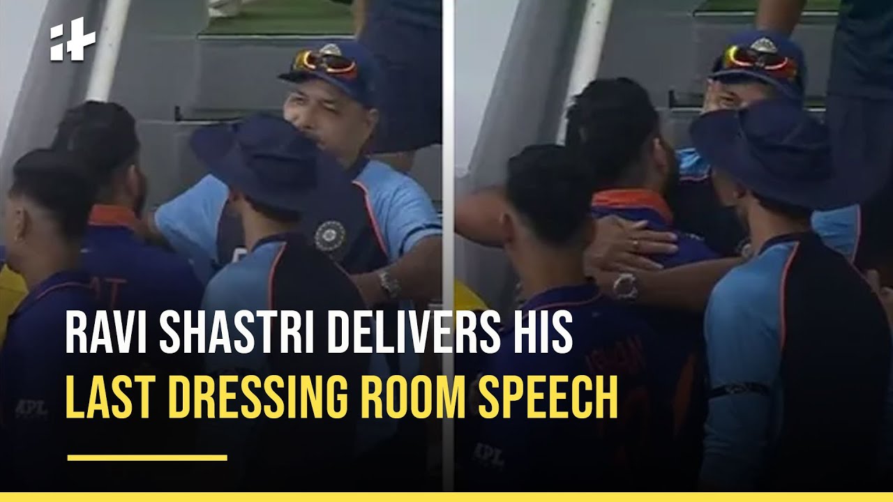 Ravi Shastri Delivers His Last Dressing Room Speech As Head Coach