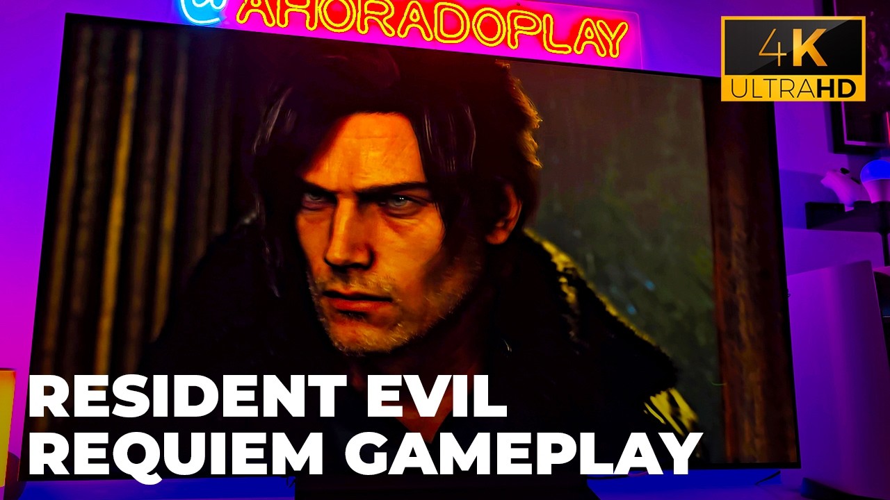 RESIDENT EVIL 9 REQUIEM - Nova gameplay com LEON direto da State of Play 2026 | 4K HDR LG OLED C3