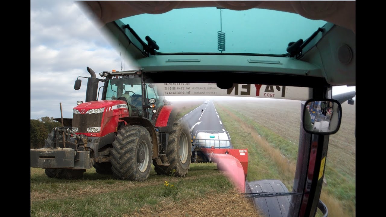Cabview/ Massey Ferguson 8730 on road/ Agrividéo