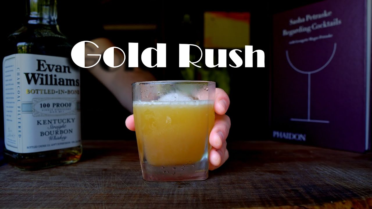 The Gold Rush || A perfect whiskey sour recipe from Regarding Cocktails by Sasha Petraske