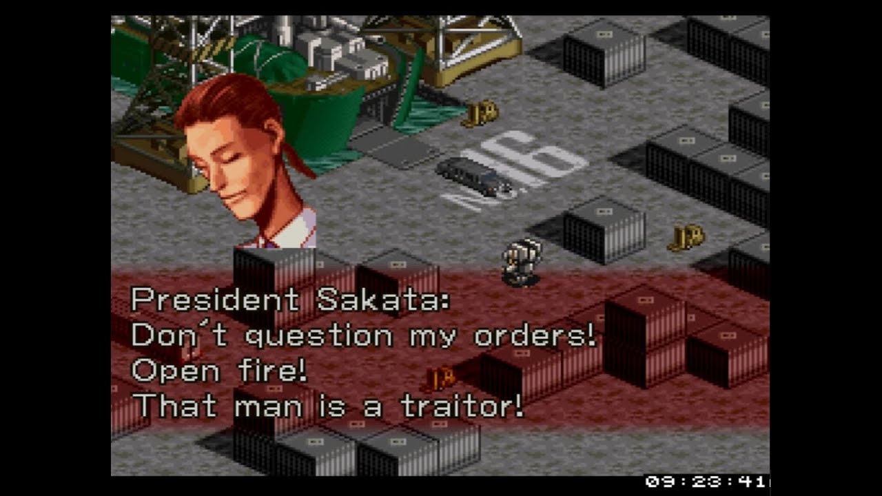 Front Misssion 1 MOD 28th Misssion. Dock of no.16 (SFC/ SNES)