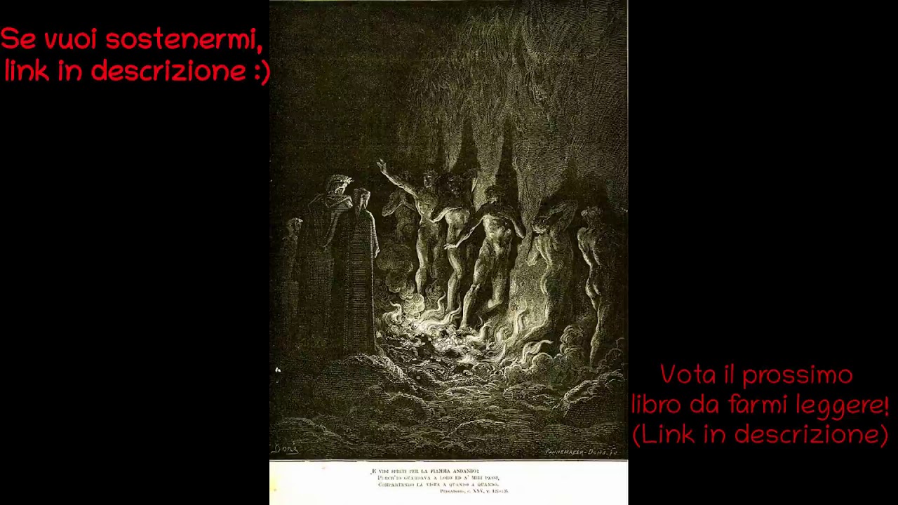 La divina Commedia in prosa - Purgatorio Canto XXV - AUDIOLIBRO