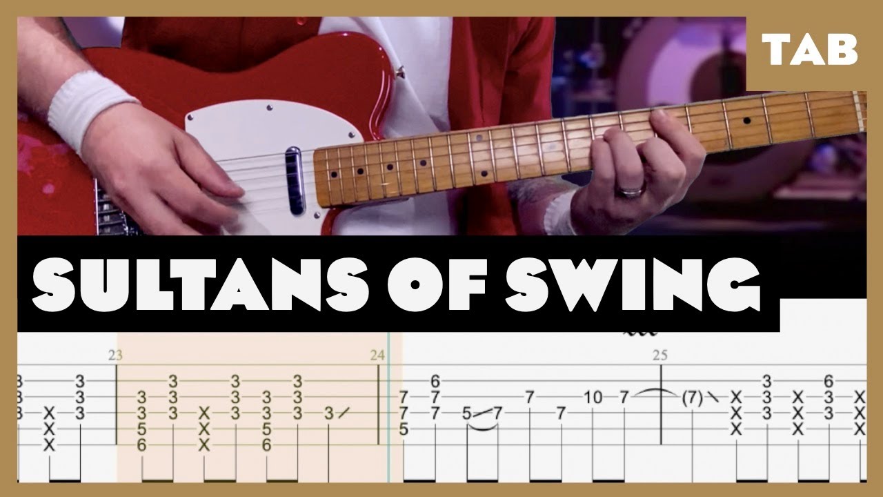 Dire Straits - Sultans of Swing - Guitar Tab | Lesson | Cover | Tutorial