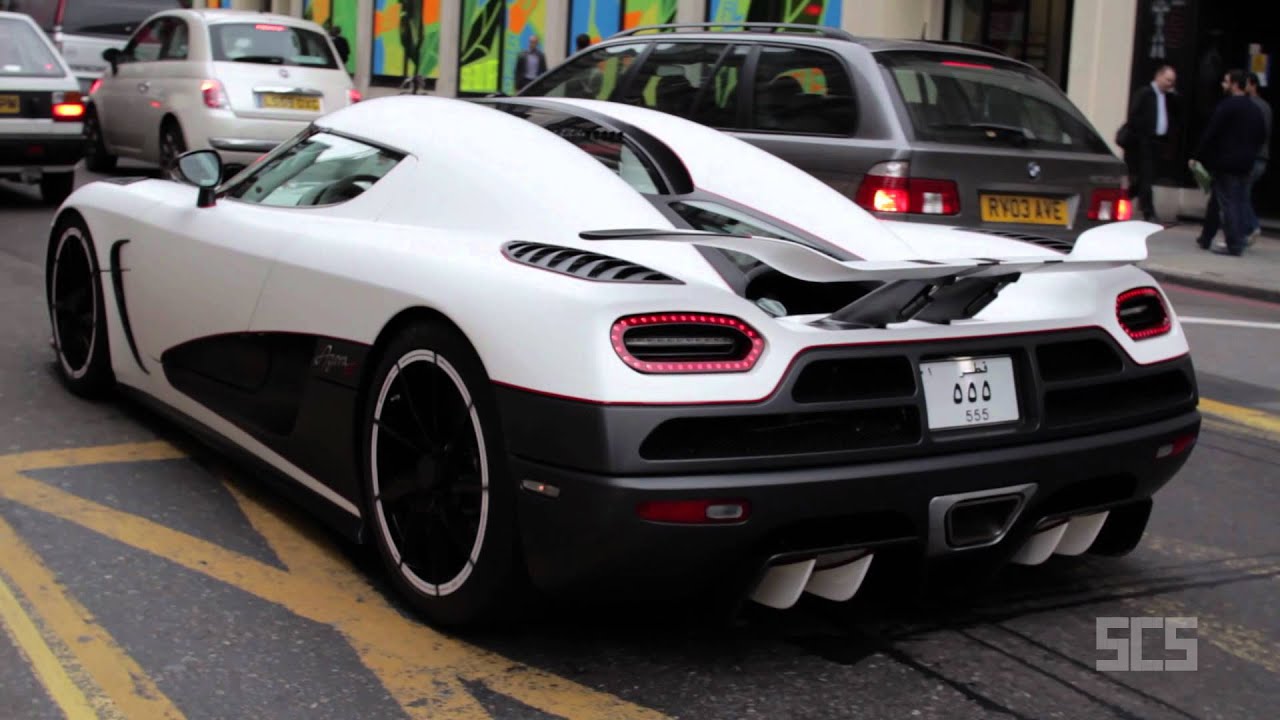 SCS - Koenigsegg Agera R in London - Startups, Accelerations and BRUTAL Sound!