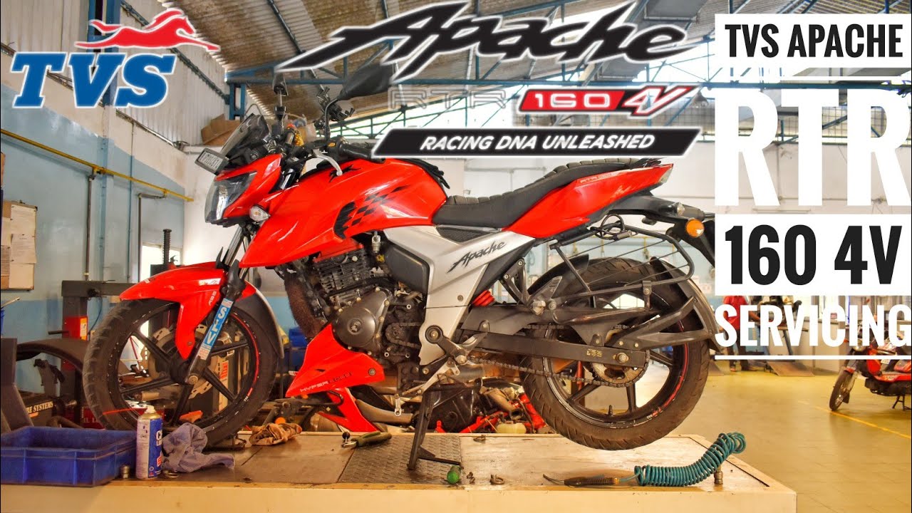 TVS Apache RTR 160 4V Servicing//Engine Oil//You Must Watch//BvjTech