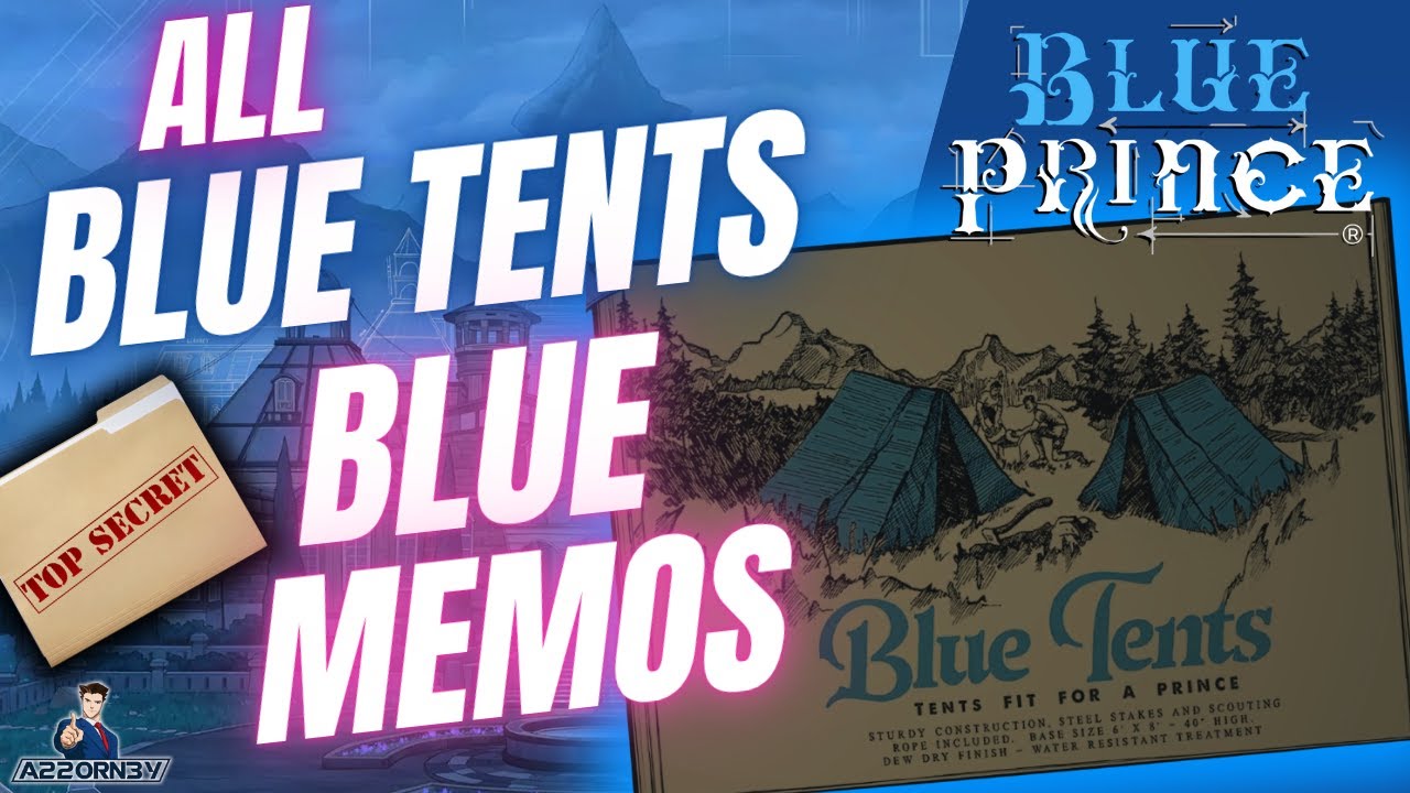 Blue Prince: All Blue Tent Blue Memo Locations (Complete Guide)