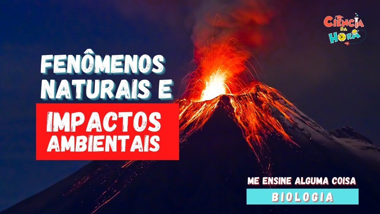 FEN&Ocirc;MENOS NATURAIS E IMPACTOS AMBIENTAIS - com Profa. St&eacute;fani Diniz Teodoro