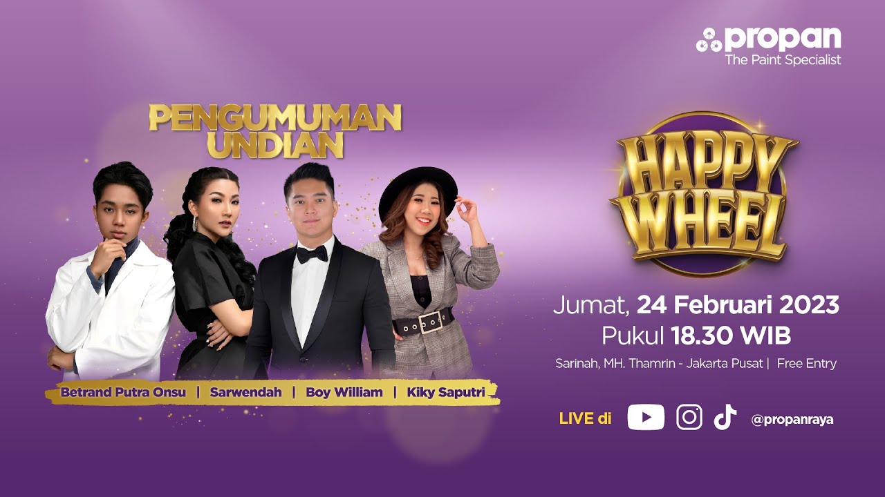Pengumuman Undian Propan Happy Wheel 2022