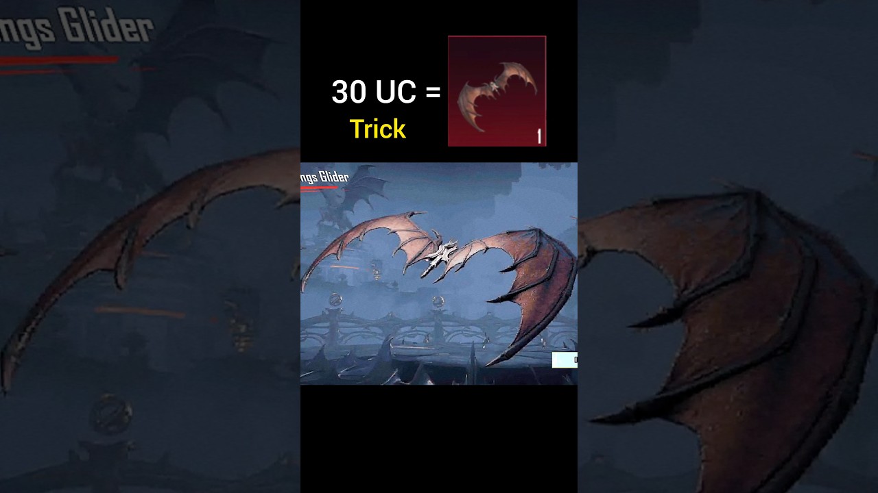X-Suit Only 10 uc luck 😍 Dragonborne Wings Glider
