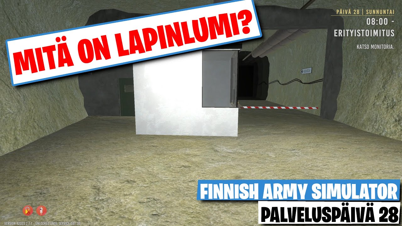 MITÄ ON LAPINLUMI? | Finnish Army Simulator | Palveluspäivä 28