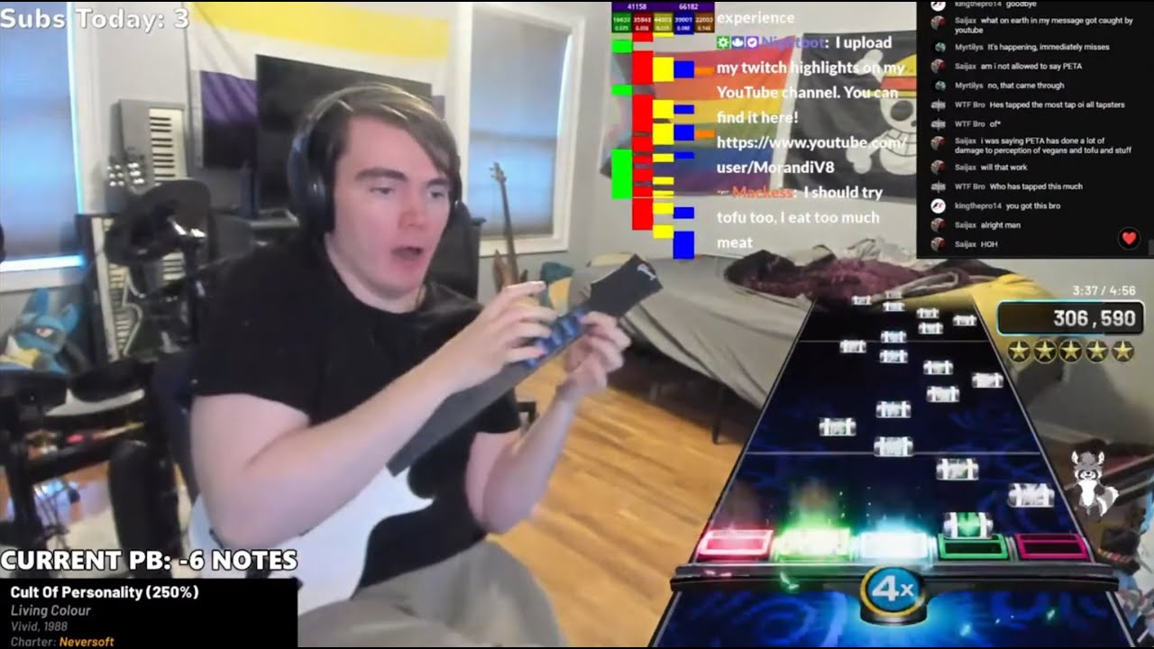 Revisiting Cult of Personality on YARG... (250% Speed 100% FC)