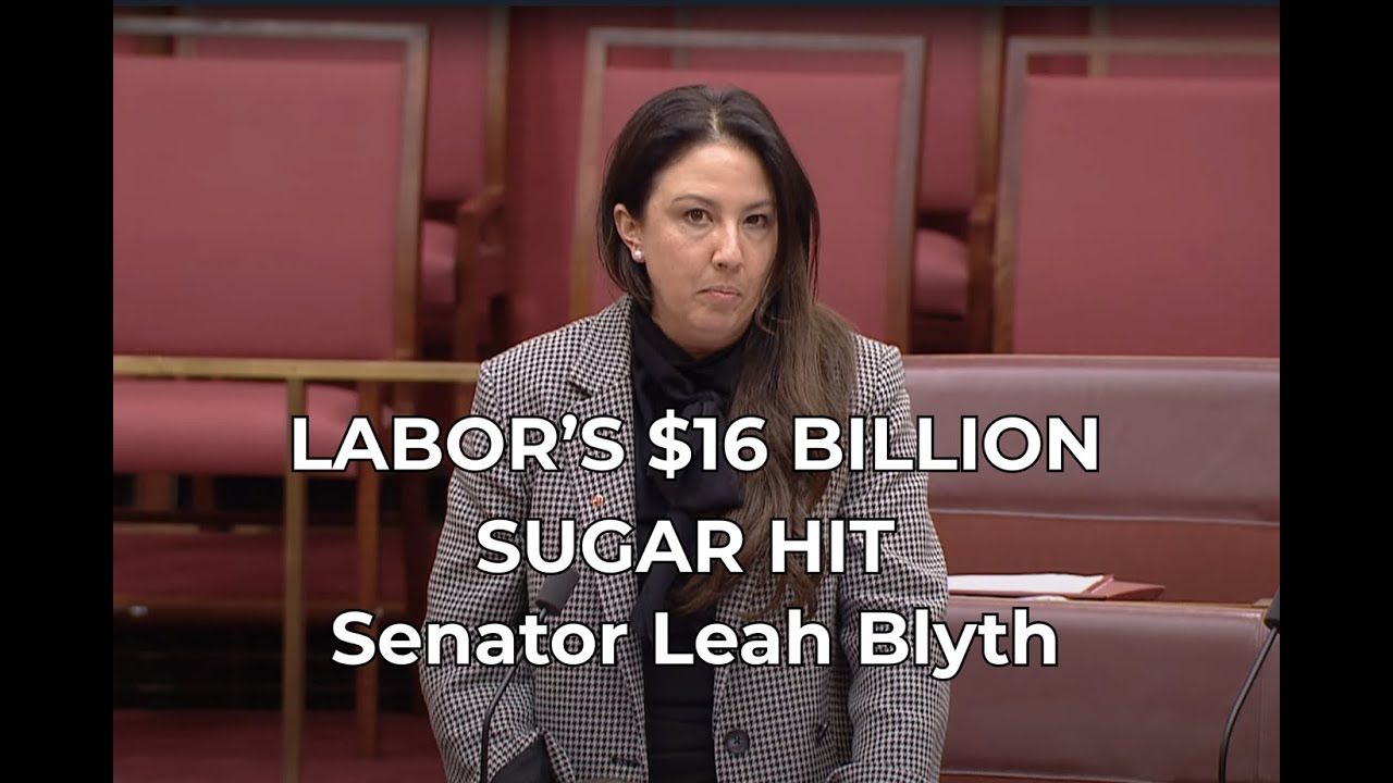 Labor's $16 billion sugar hit | Senator Leah Blyth