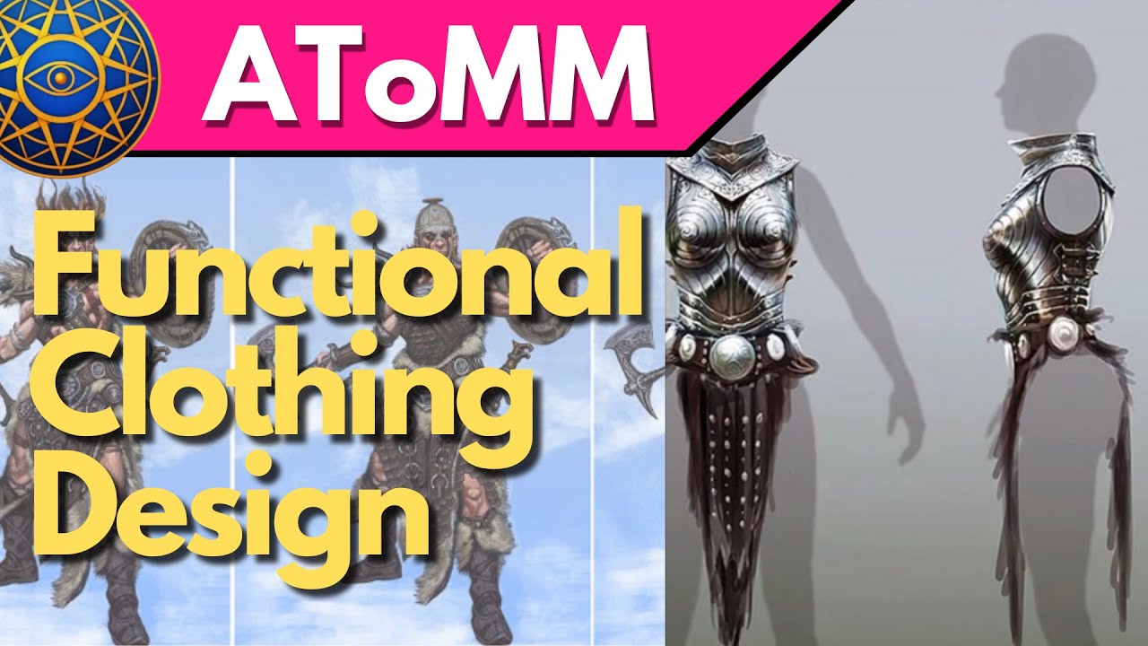 Functional Clothing Design for Concept Art - Hendrus (Beyond Skyrim) // AToMM July 2022