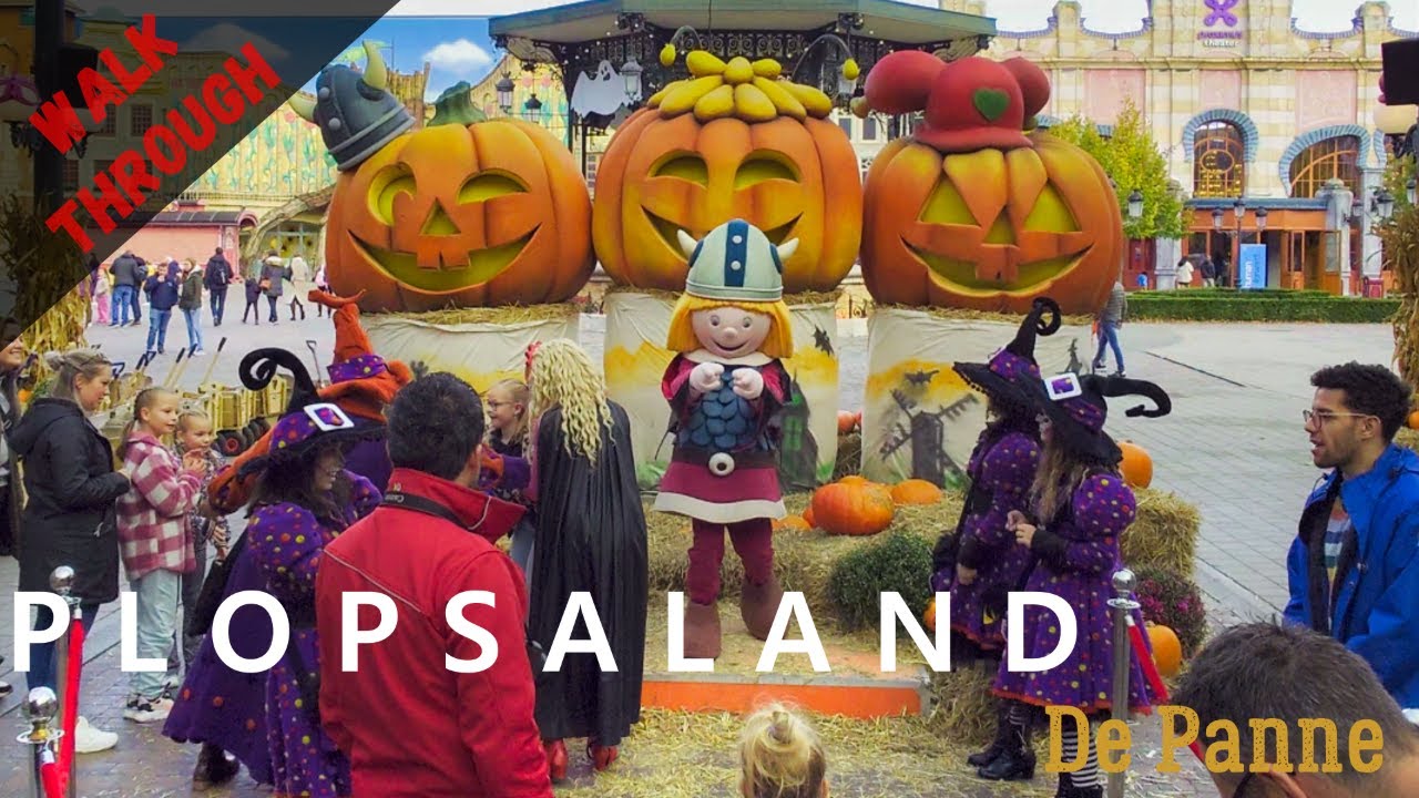 Plopsaland De Panne Halloween Oktober 2023 (4K)