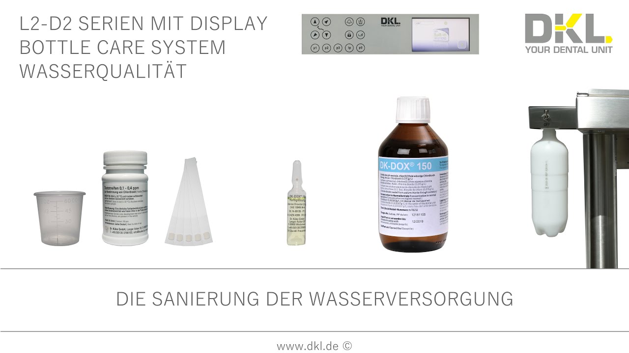 BOTTLE CARE SYSTEM MIT DISPLAY – SANIERUNG DER WASSERVERSORGUNG