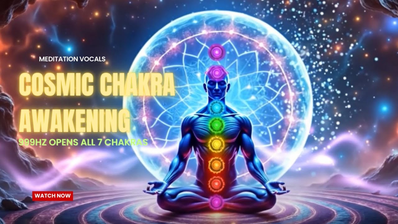 Cosmic Chakra Awakening | 999Hz Opens All 7 Chakras | Aura Cleansing & Energy Healing Meditation