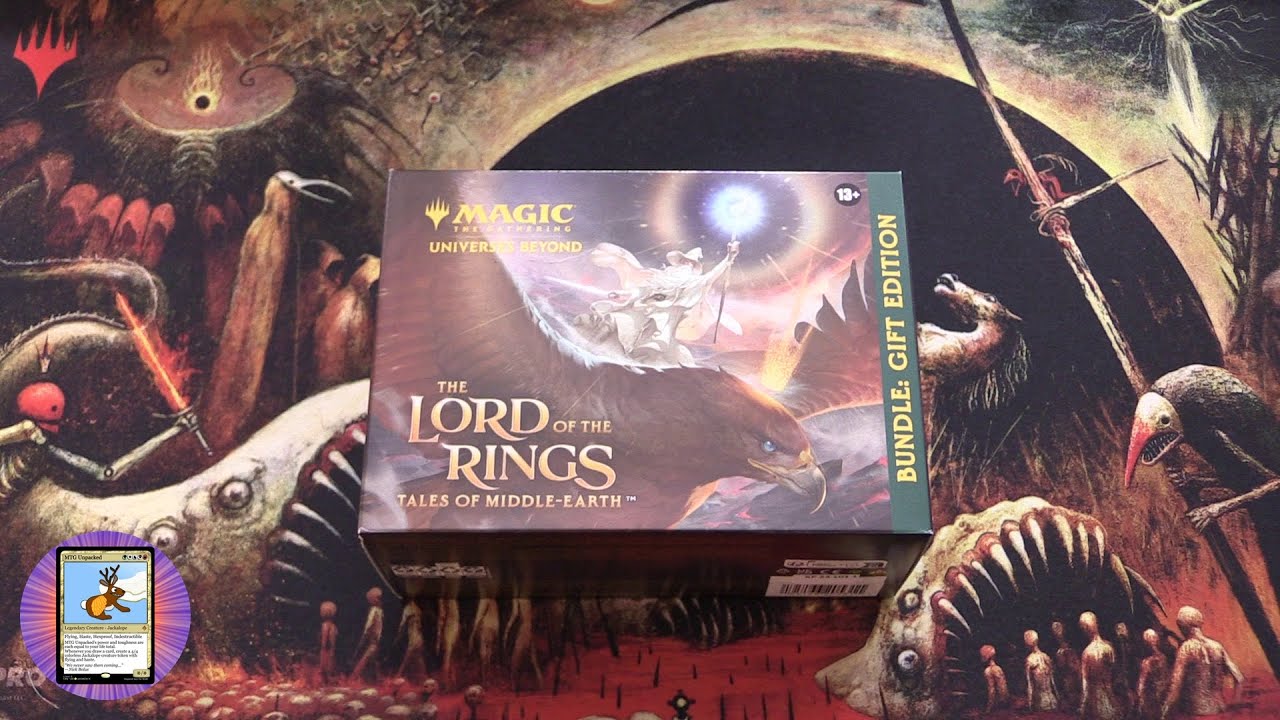 MTG Lord of the Rings Gift Bundle Unboxing - MYTHICS!