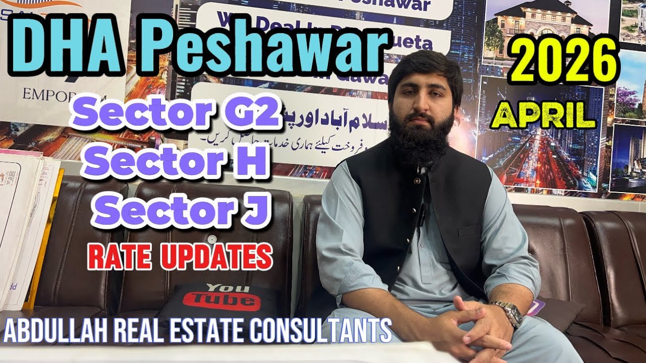 DHA Peshawar Sector G2 , H & J Latest Updates | DHA Peshawar Prices Updates| 16 April 2026