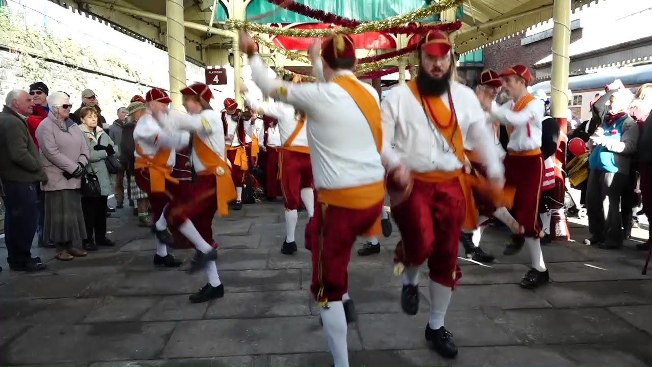 Lancashire Day Morris/Clog Dancers at the East Lancashire Railway 2017
