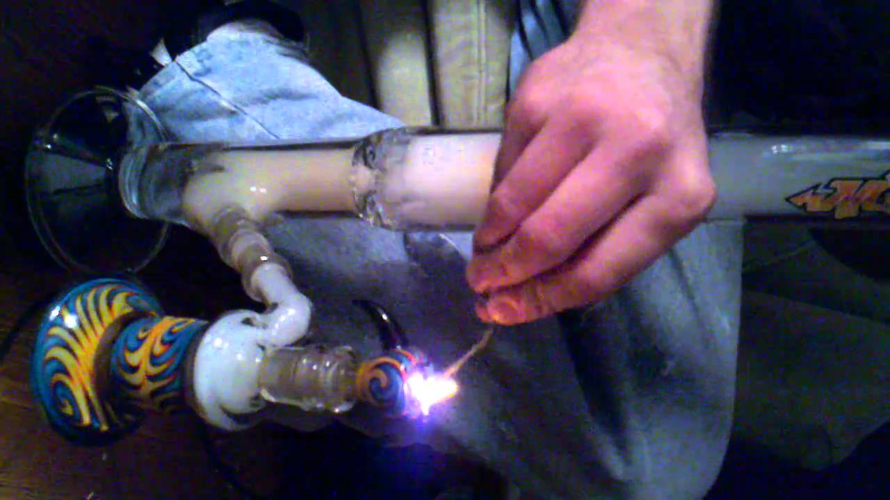 Manifest Glassworks 23in 9 arm Fire and Ice tube