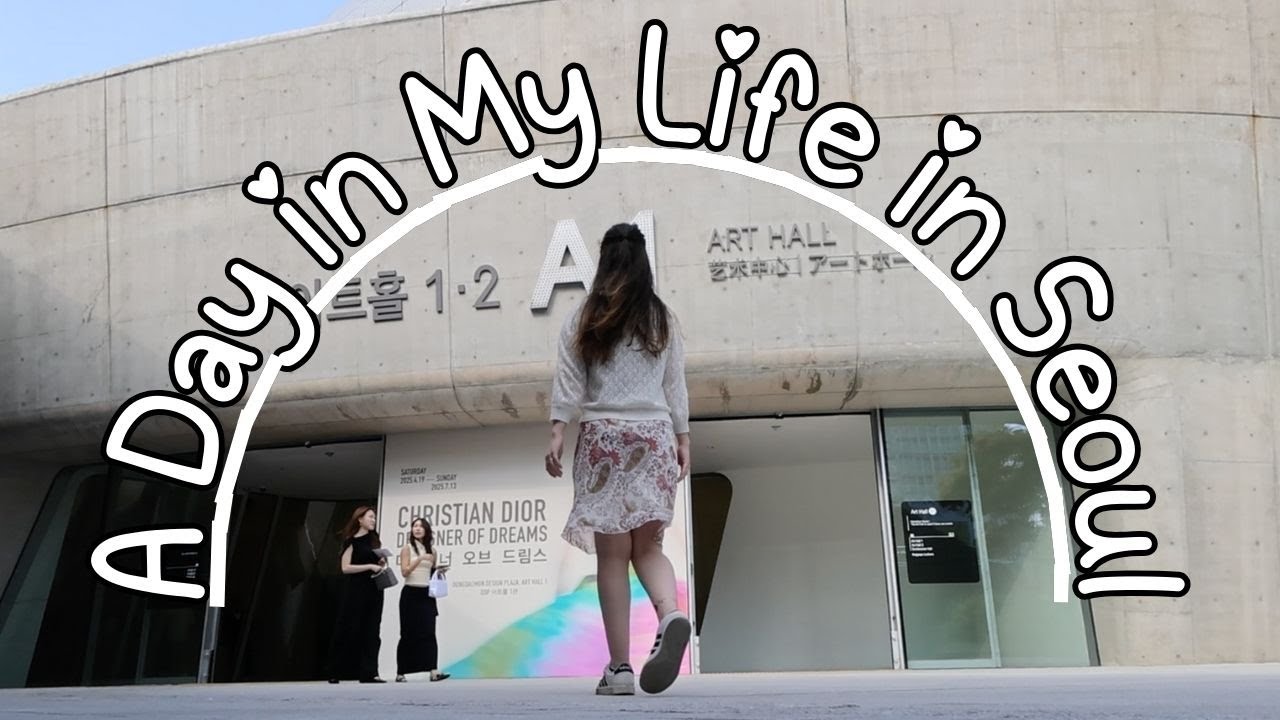 A Seoul 🇰🇷 Day Trip: Coffee Shop Date ☕, Visiting the Dior Exhibition 👠, and More 🌅