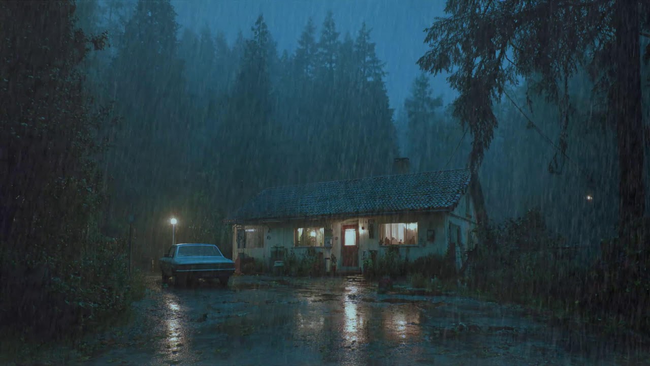 Very Heavy Rain & Thunderstorm Sounds for Sleeping – 11 Hours of Relaxing Rain for Rest (#!)