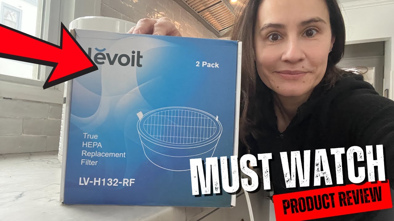 GROSS! WATCH Air purifier filter BEFORE and AFTER! Levoit replacement