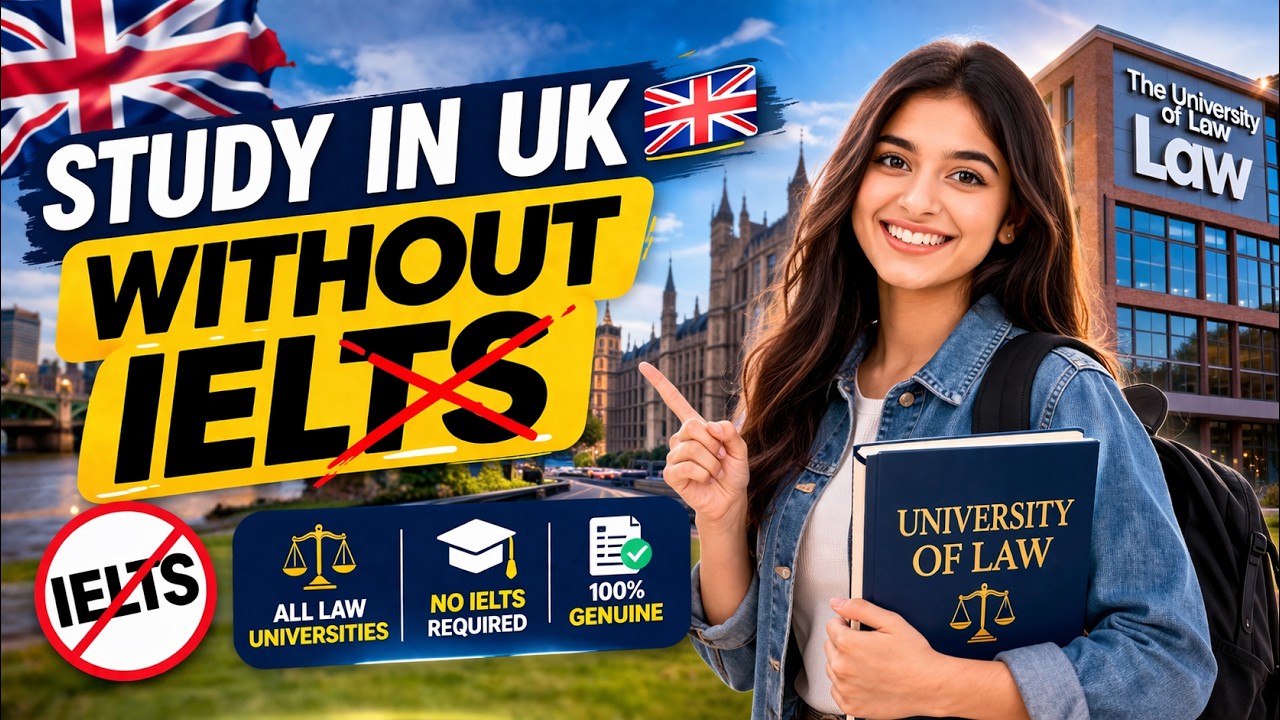 University of Law Admission Process I Study in UK Without IELTS & Interview 😱