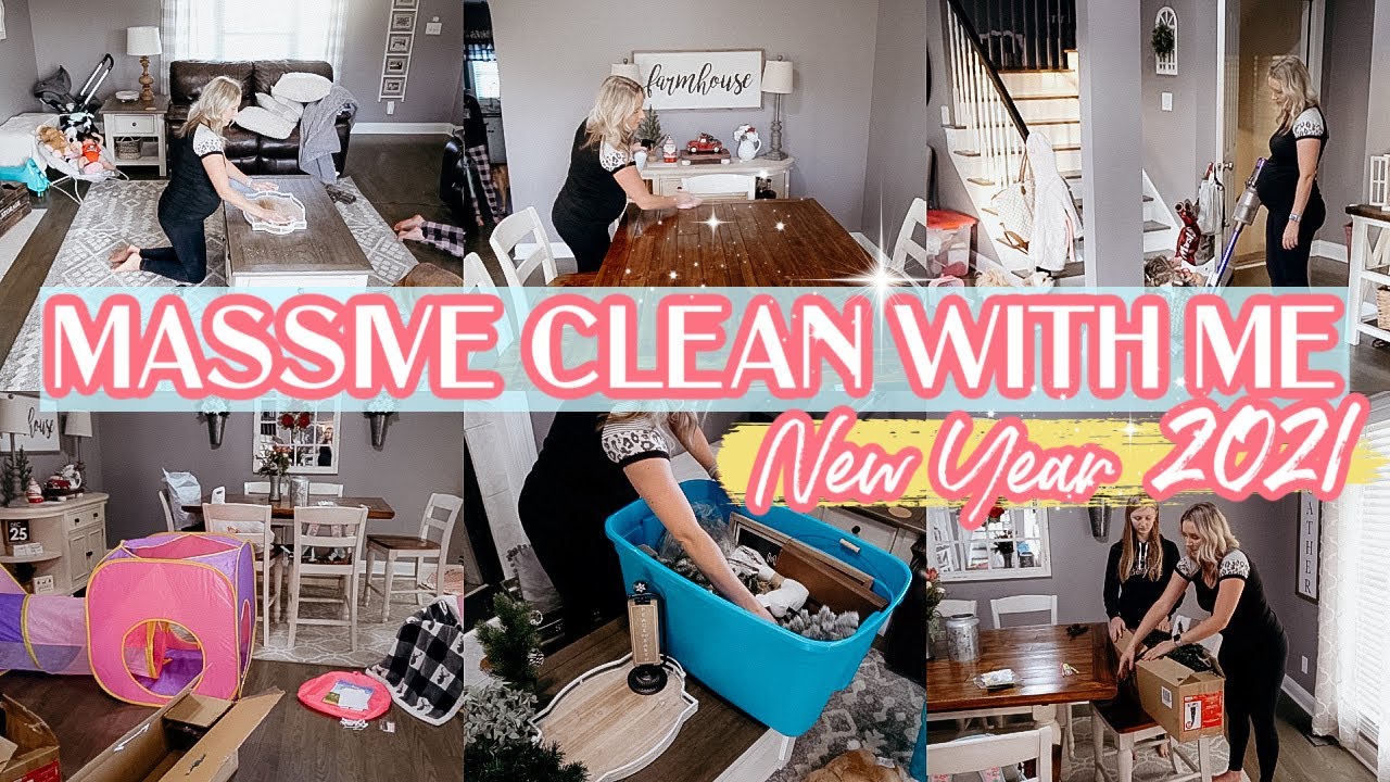 2021 MASSIVE CLEAN WITH ME-EXTREME CLEANING MOTIVATION-WHOLE HOUSE SPEED CLEANING MOTIVATION