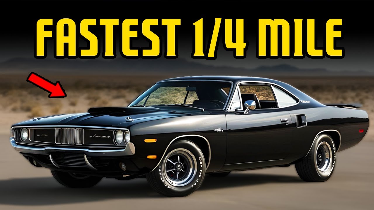 10 FASTEST 1970s Muscle Cars Over The Quarter Mile!