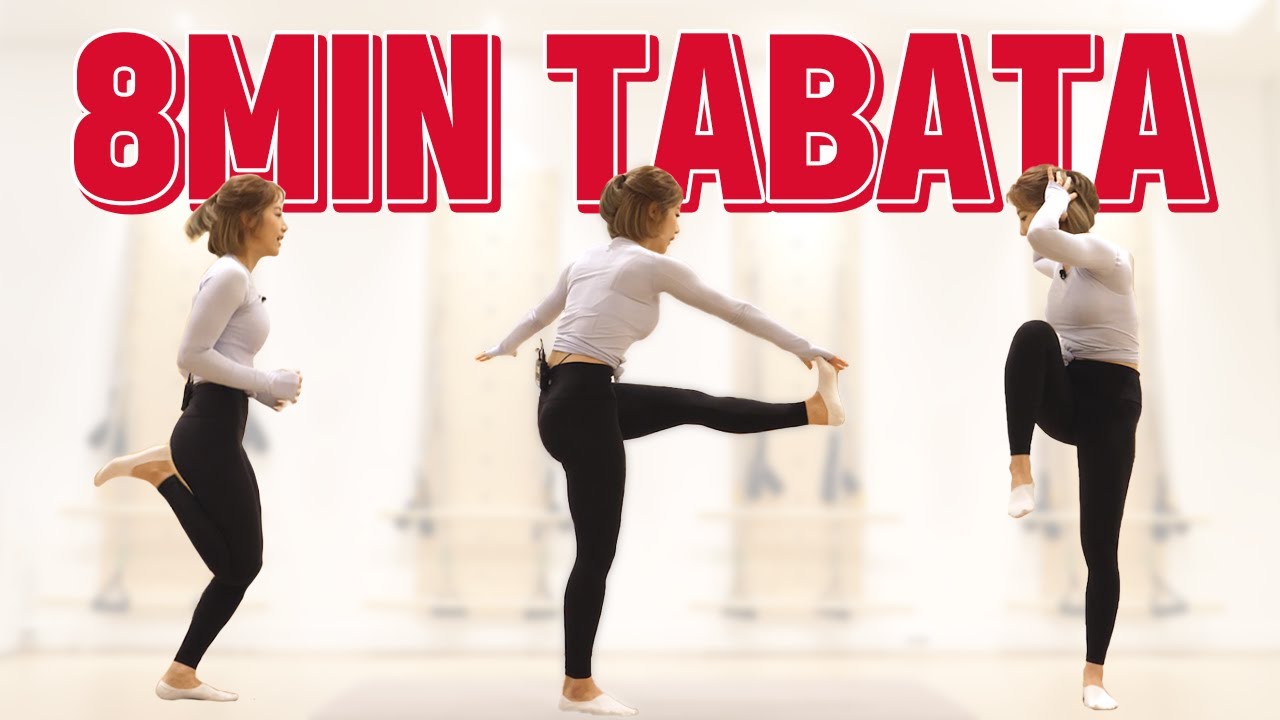 8MIN TABATA WORKOUT I 전신 고강도 타바타 8분 (진짜힘듦주의)
