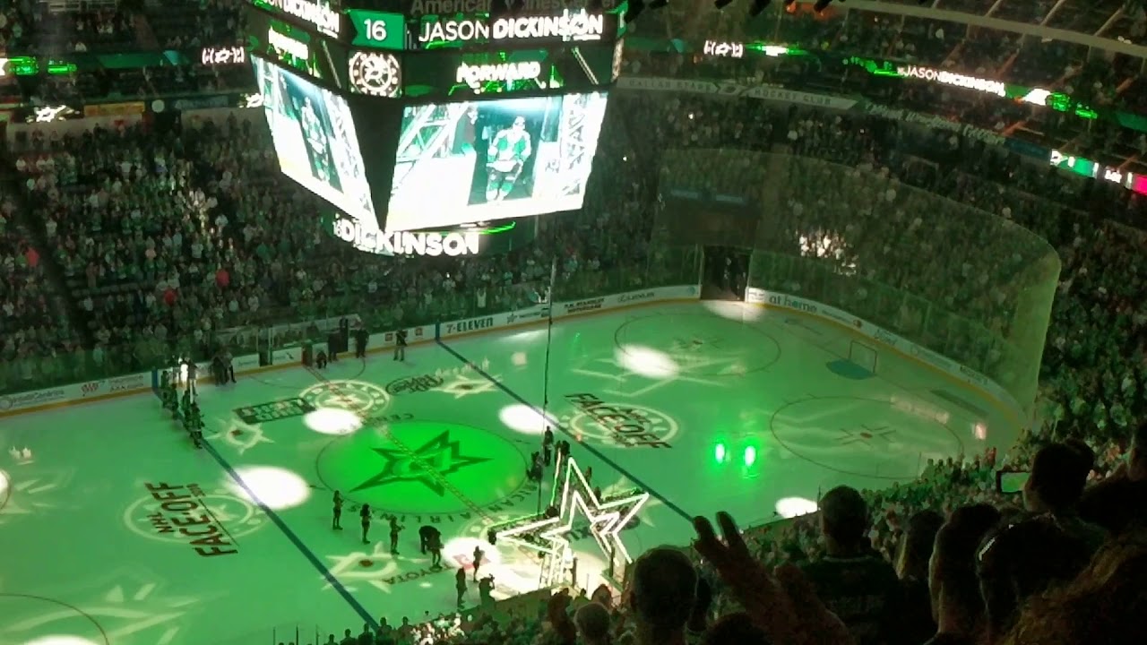 Dallas Stars 2018-2019 opener Player introduction