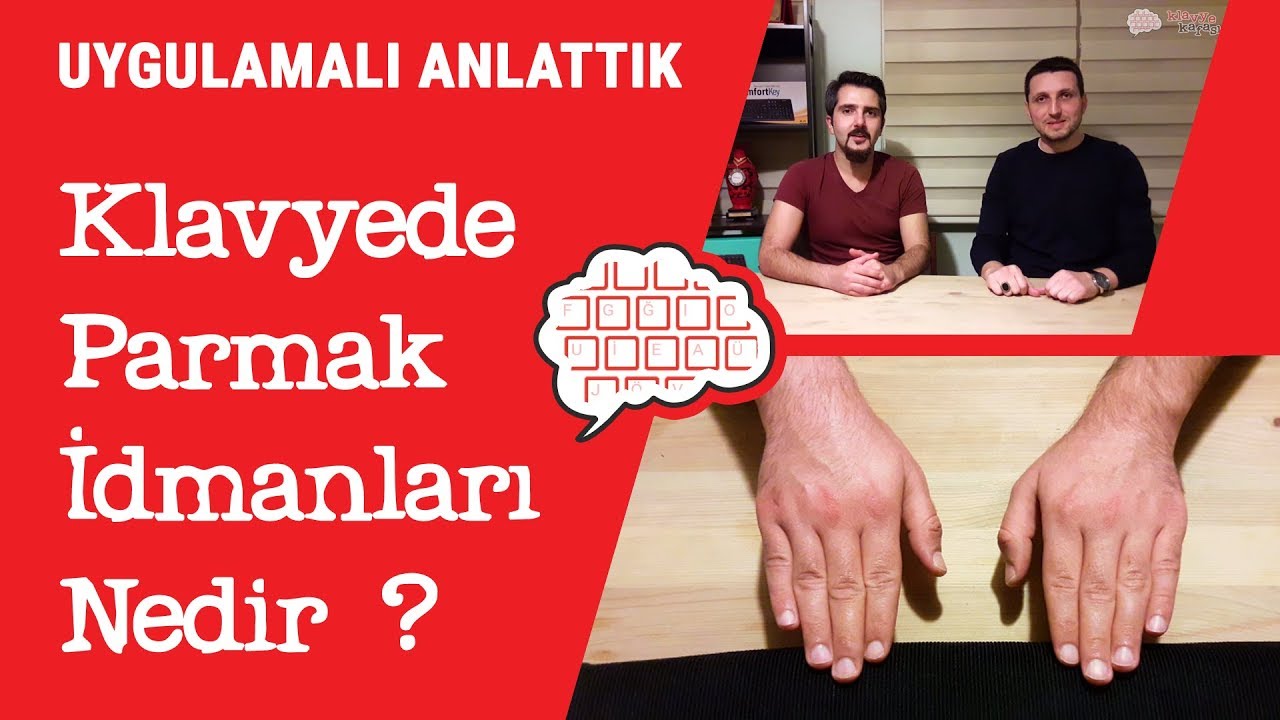 Klavyede Parmak İdmanları Nedir?