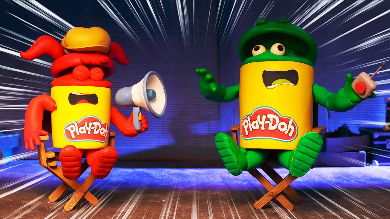 Lights, Dinosaur, Slime Explosion! 🌋 Lava Bones 🦴 The Play-Doh Show Season 2 | Play-Doh Official