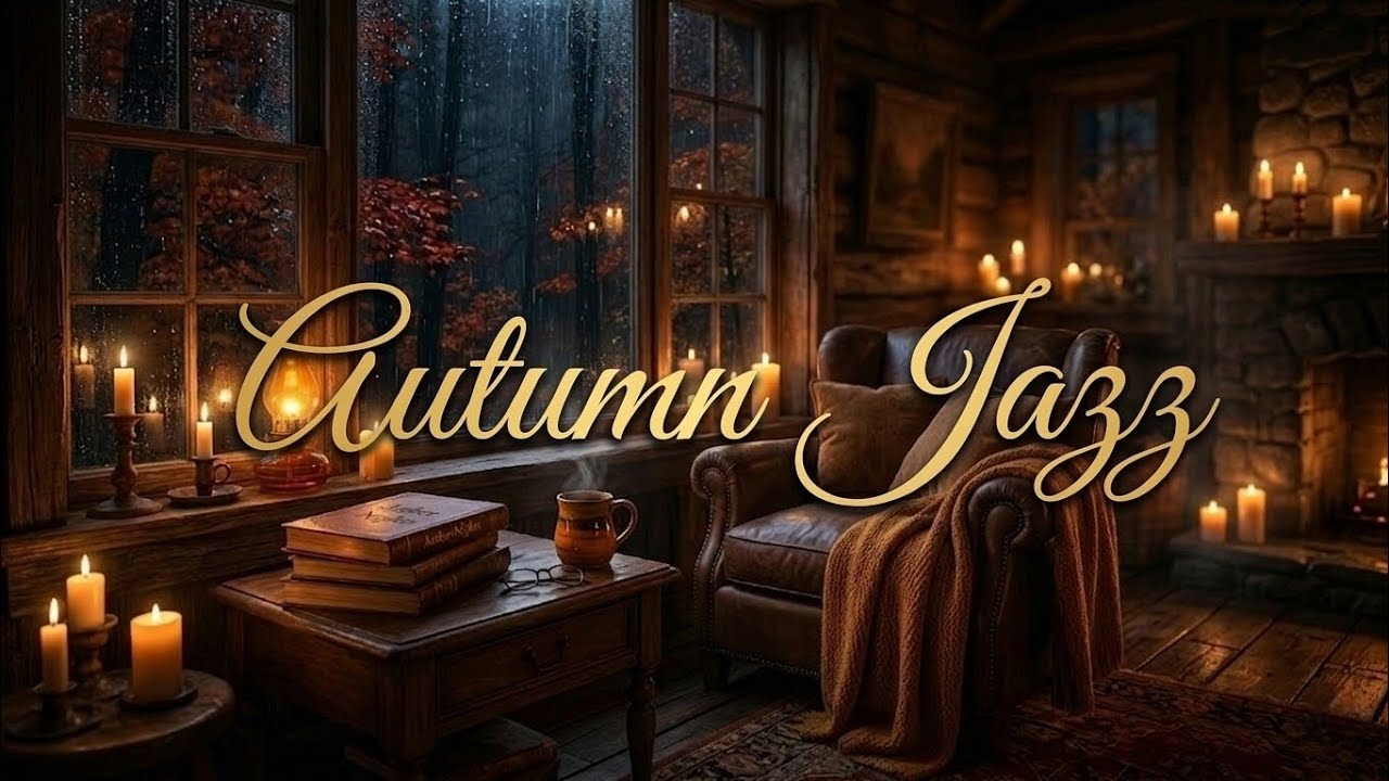 Cozy Jazz & Rainy Night Ambience 🕯️