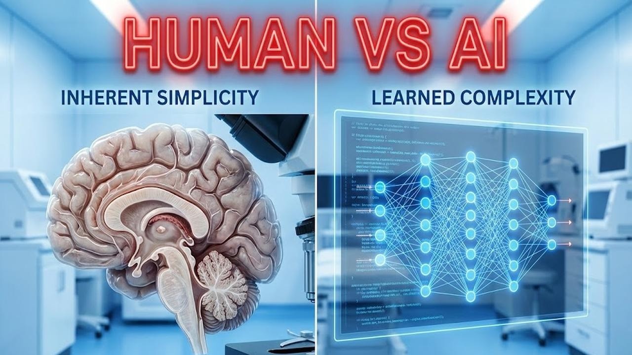 Occam’s Razor: Humans vs. AI Logic