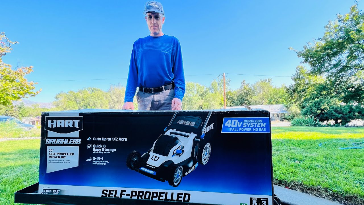 HART 20” SELF-PROPELLED MOWER UNBOXING #mower  #lawnmower #hart #kit #self-propelled #easy #3-in-1
