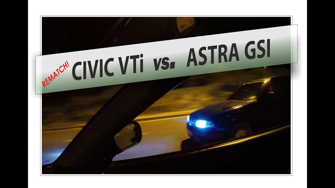 Honda Civic VTi vs. Opel Astra GSi - Rematch!