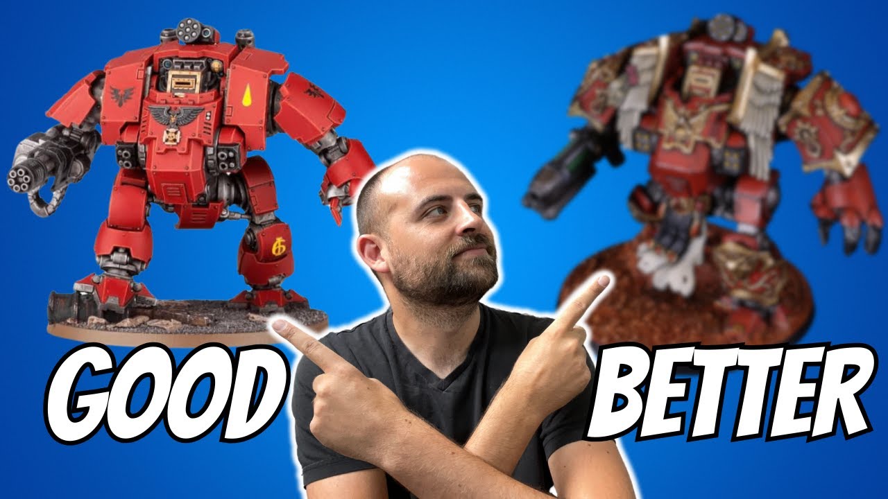 Upgrading a Blood Angels Redemptor Dreadnought!