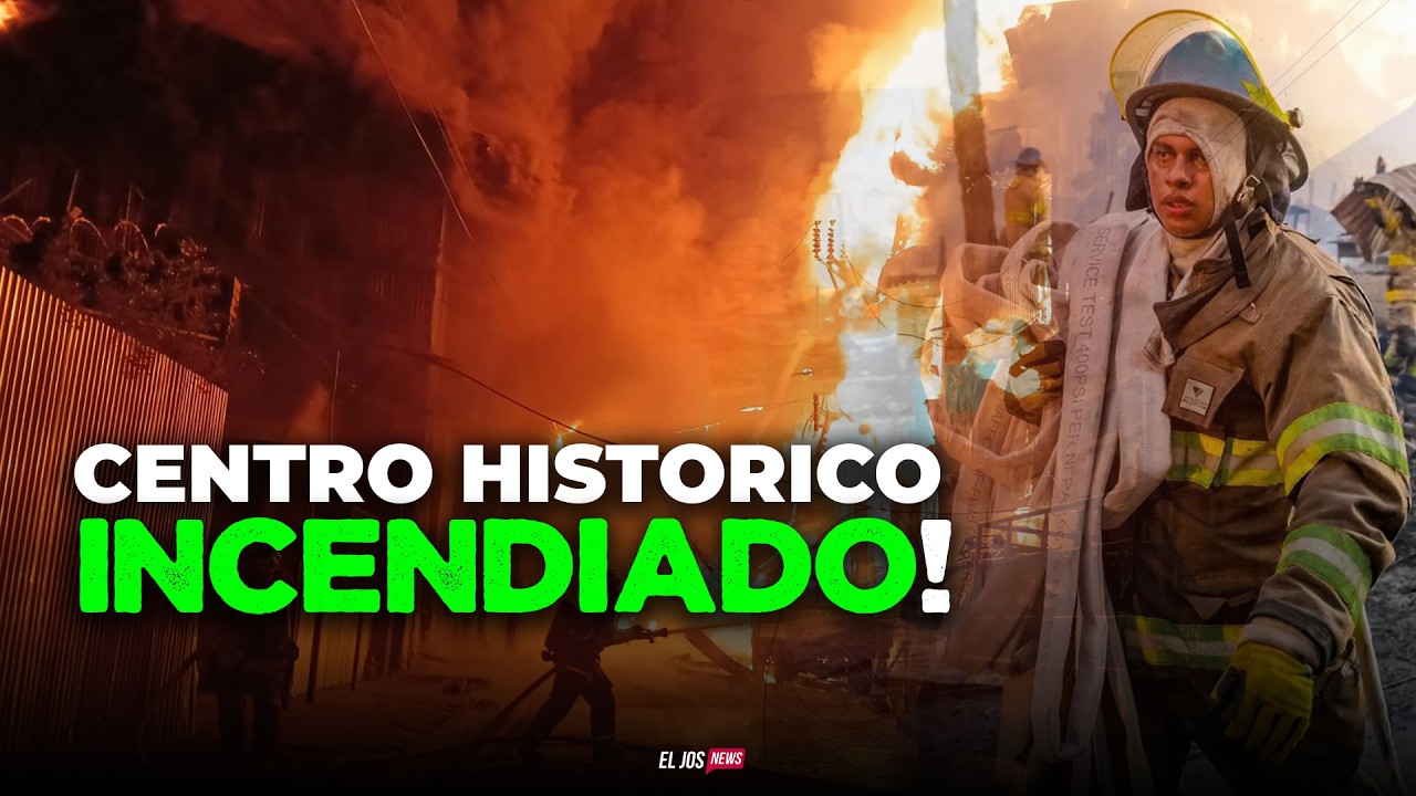 🚨ULTIMA HORA! FUERTE INCENDIOS en el CENTRO HISTORICO ya hay victimas!