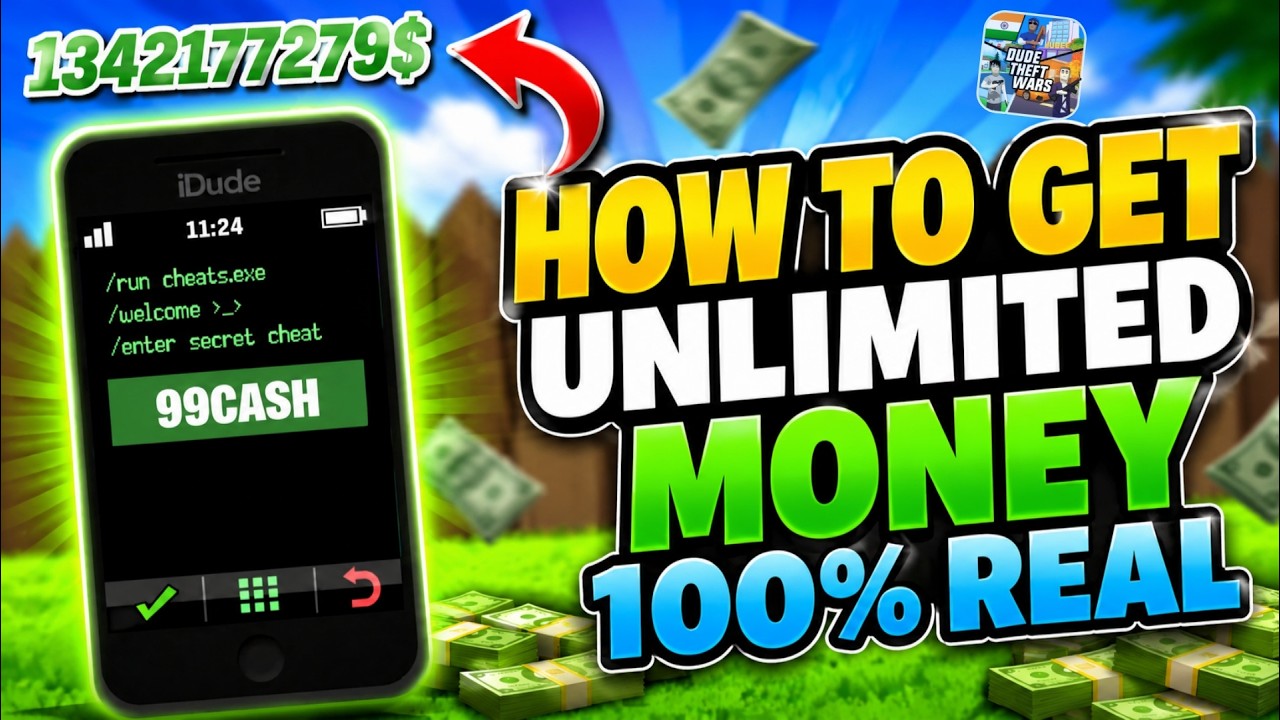 99% Players Don't Know UNLIMITED MONEY CHEAT CODE in Dude Theft Wars