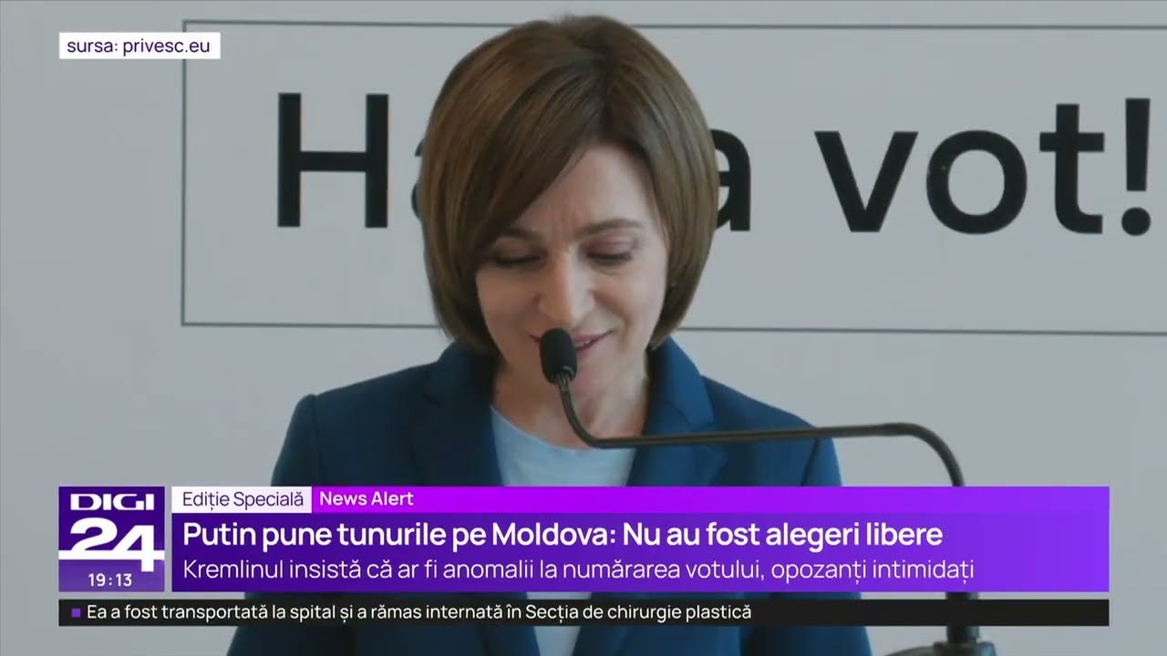 Ediție specială. Rezultate alegeri Moldova. C&acirc;ți moldoveni au votat &bdquo;Da&rdquo; la referendum