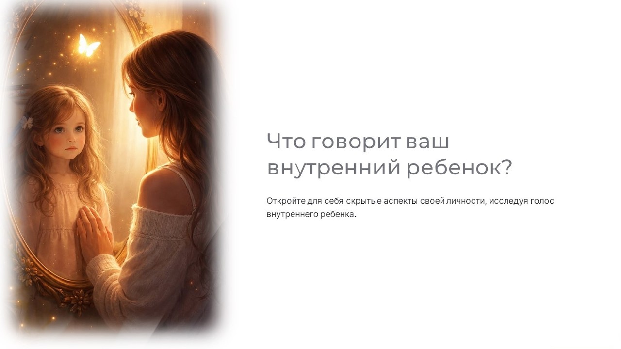 Что говорит ваш внутренний ребёнок