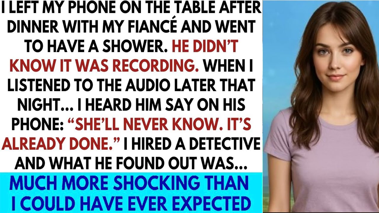 My Fiancé Planned My “Accidental” Death—But One Phone Recording Exposed Him as a Killer