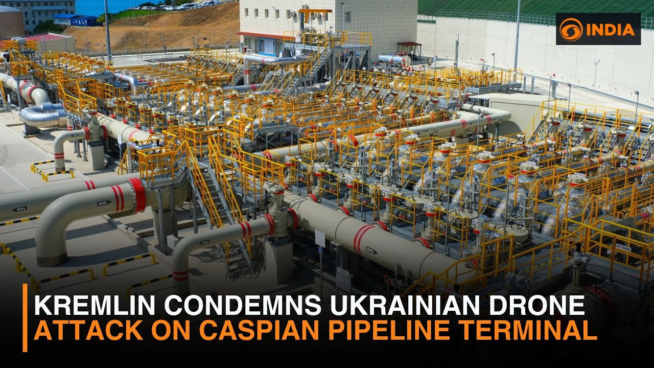 Kremlin Condemns Ukrainian Drone Attack on Caspian Pipeline Terminal