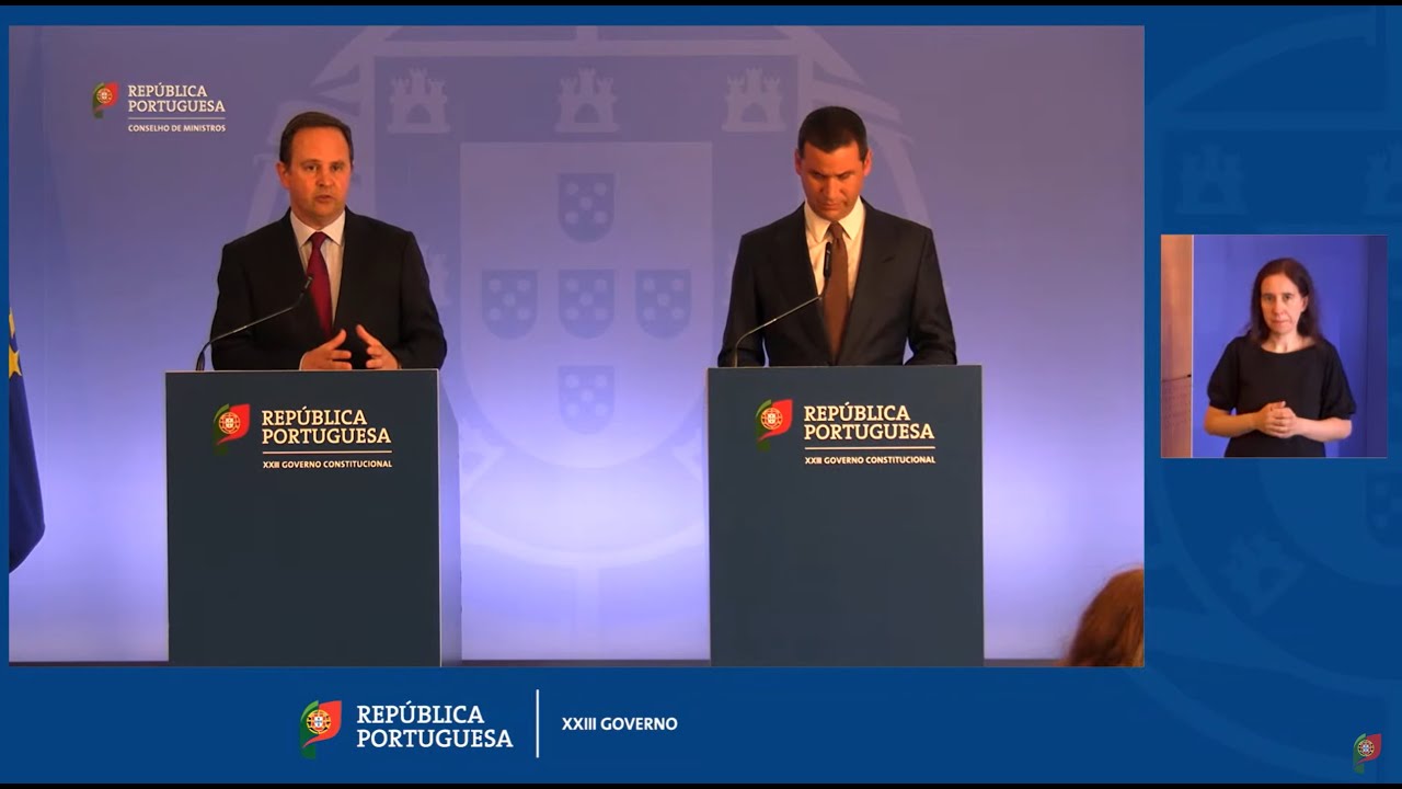 Conferência de imprensa do Conselho de Ministros